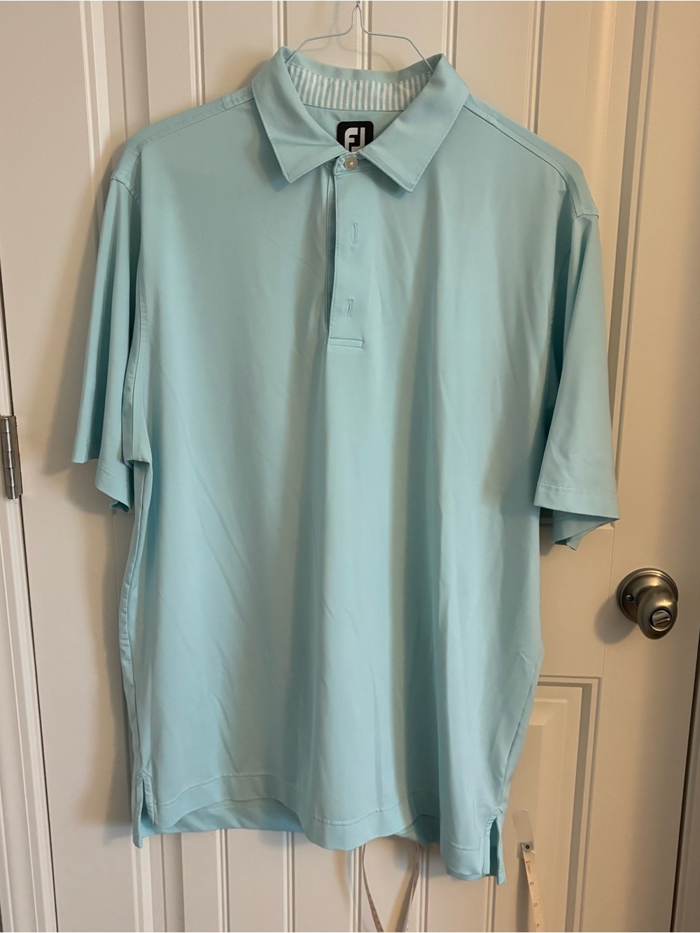 FootJoy Men’s Light Blue Performance Polo Shirt Size L